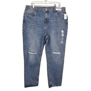 NWT Bluenotes 90's High Rise Mom Jean Size 16